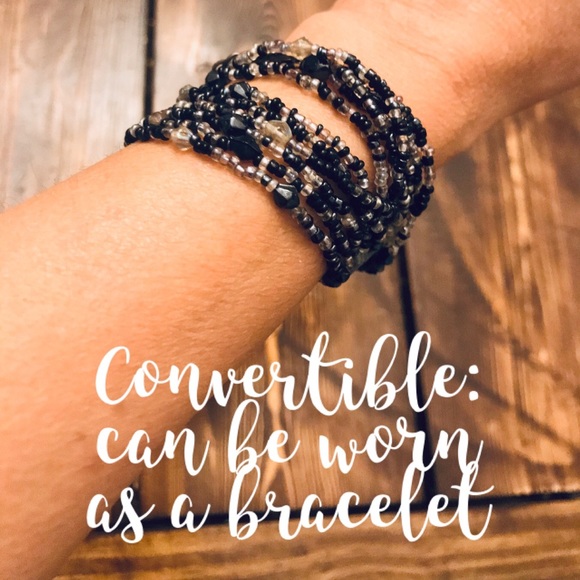 BoHo Convertible Handmade Beaded Necklace/Bracelet - Picture 5 of 8